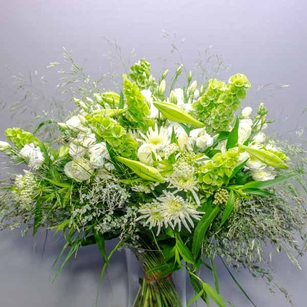 היפסטר לבן ירוק - לה ולי פרחים