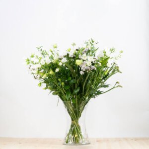 בוקט לבן - לה ולי פרחים